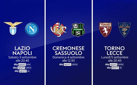 prossime partite serie a sky